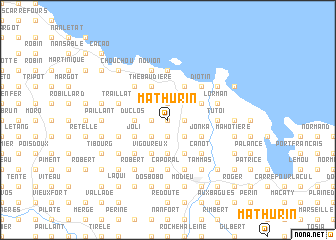 map of Mathurin