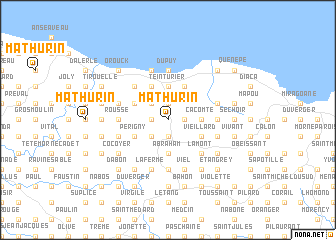 map of Mathurin