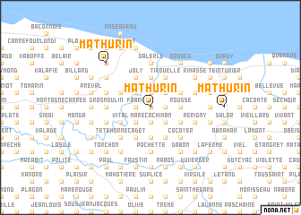 map of Mathurin