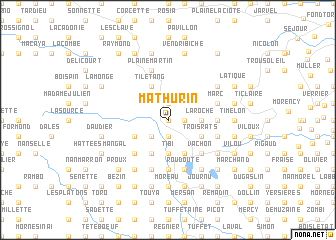 map of Mathurin