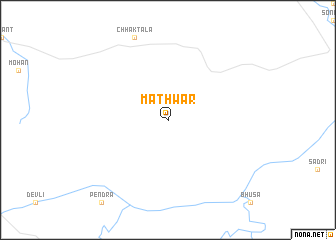 map of Mathwār