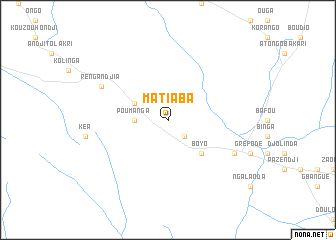 map of Matiaba