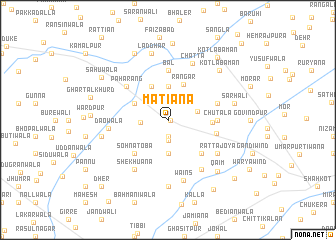 map of Matiāna