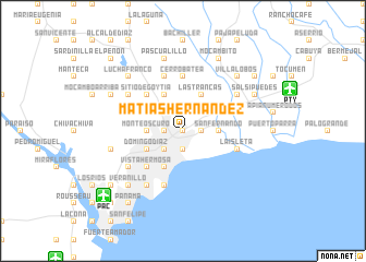map of Matías Hernández