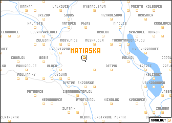 map of Matiaška