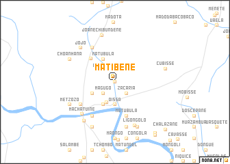 map of Matibene