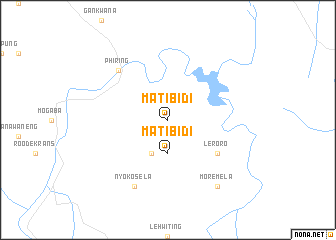 map of Matibidi