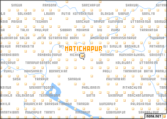 map of Mātichāpur