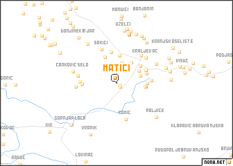 map of Matići