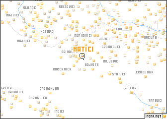 map of Matići