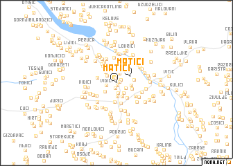 map of Matići