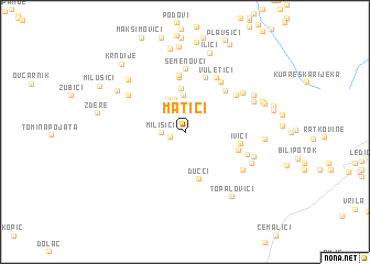 map of Matići