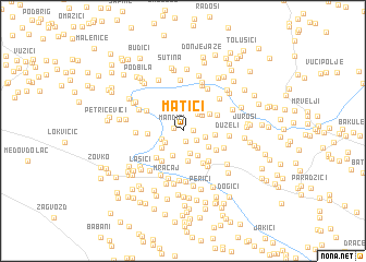 map of Matići