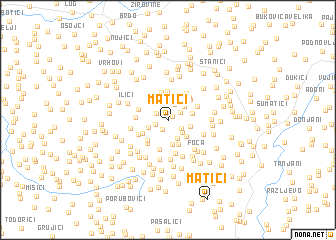 map of Matići