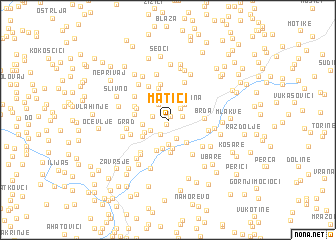 map of Matići