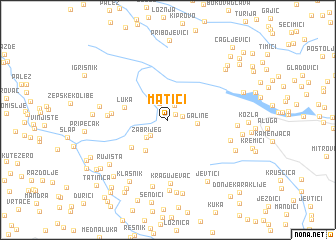 map of Matići