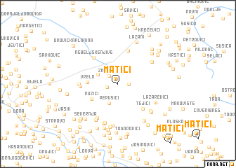 map of Matići