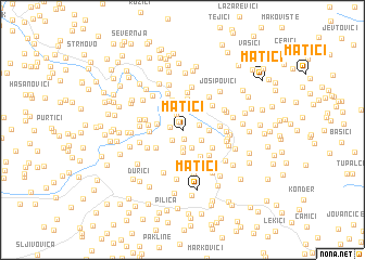 map of Matići