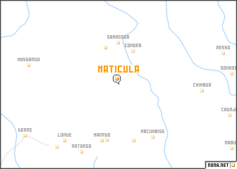 map of Maticula