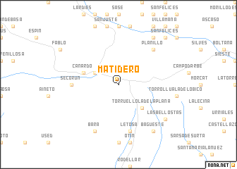 map of Matidero