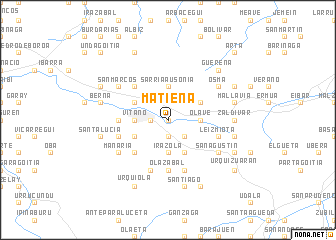 map of Matiena