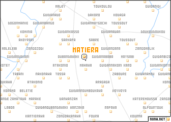 map of Matiéra