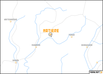 map of Matiere