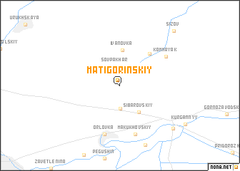 map of (( Matigorinskiy ))