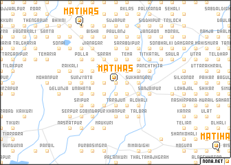 map of Mātihās