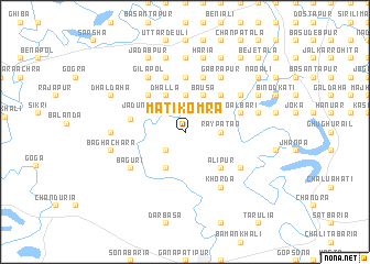 map of Mātikomra