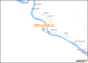 map of Matilavele