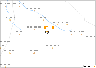 map of Matila