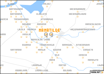 map of Matilde