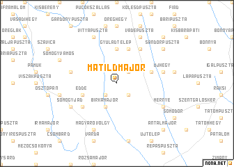 map of Matildmajor