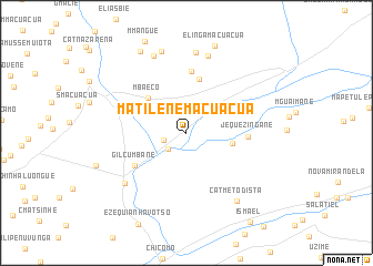 map of Matilene Macuácua