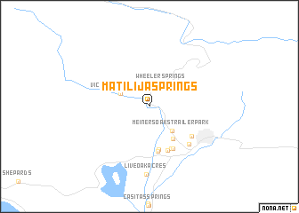 map of Matilija Springs