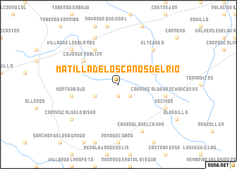 map of Matilla de los Caños del Río