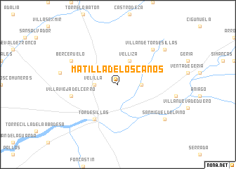 map of Matilla de los Caños