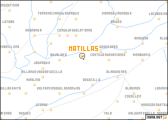 map of Matillas