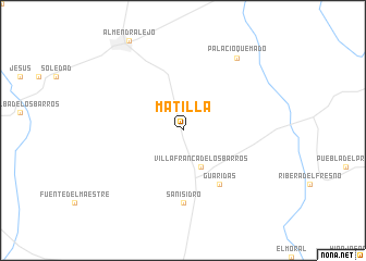 map of Matilla