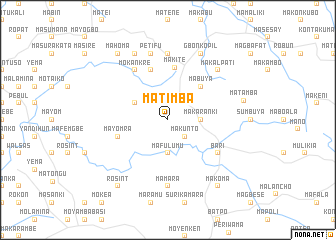 map of Matimba