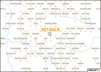 map of Matimula