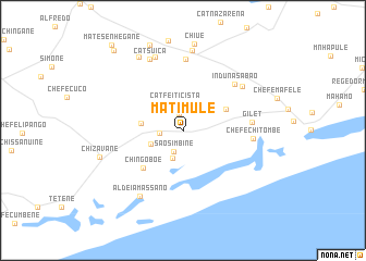 map of Matimule