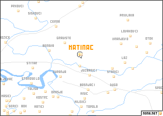 map of Matinac