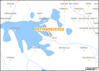 map of Matinambwenga