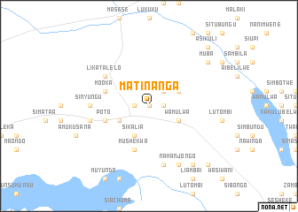 map of Matinanga