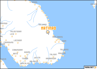 map of Matinao