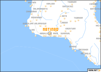 map of Matin-ao