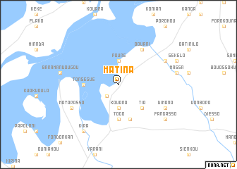 map of Matina