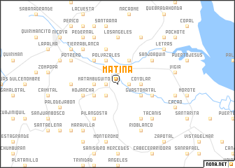 map of Matina